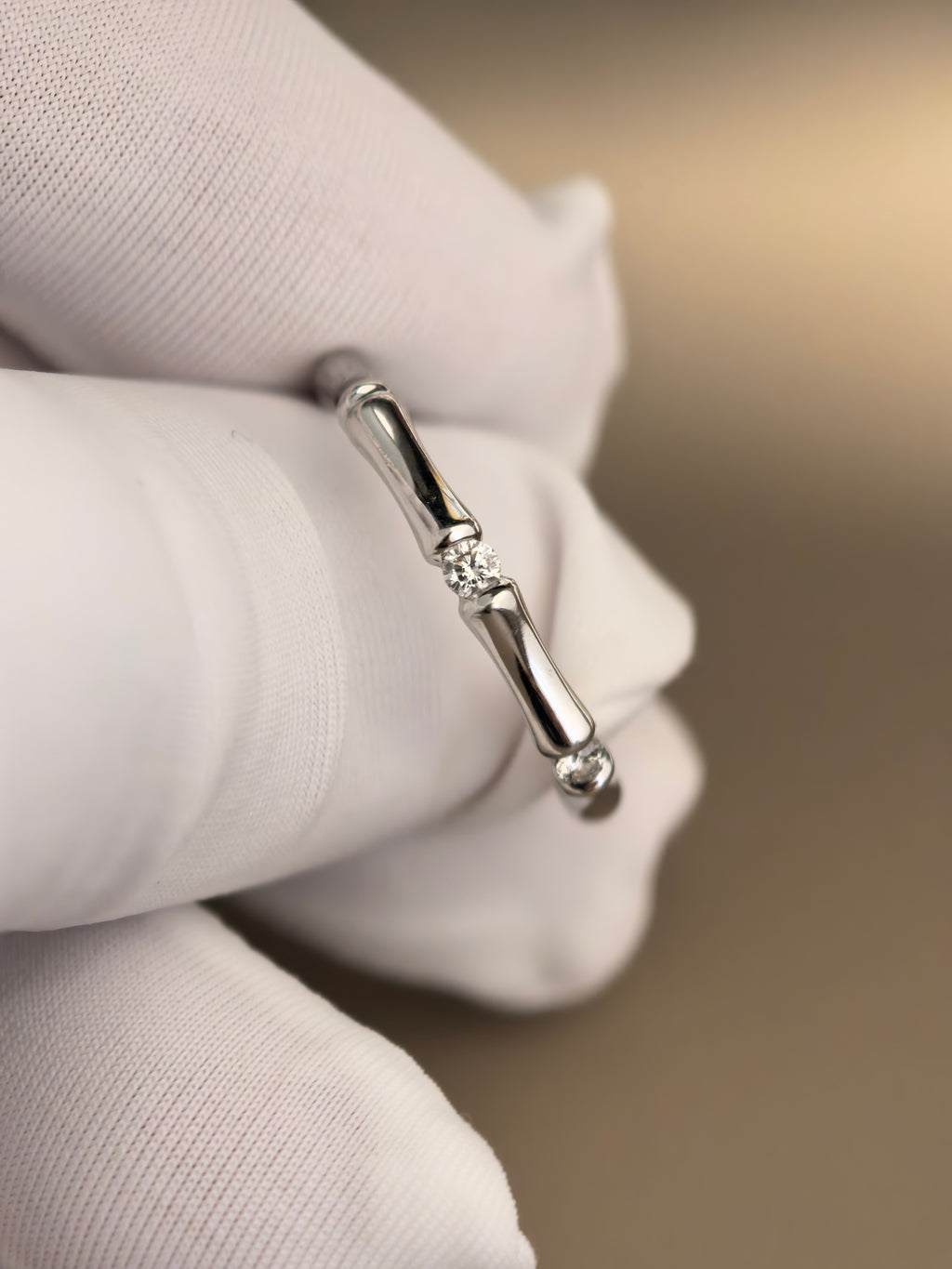 Platinum Birthstone & Diamond Ring