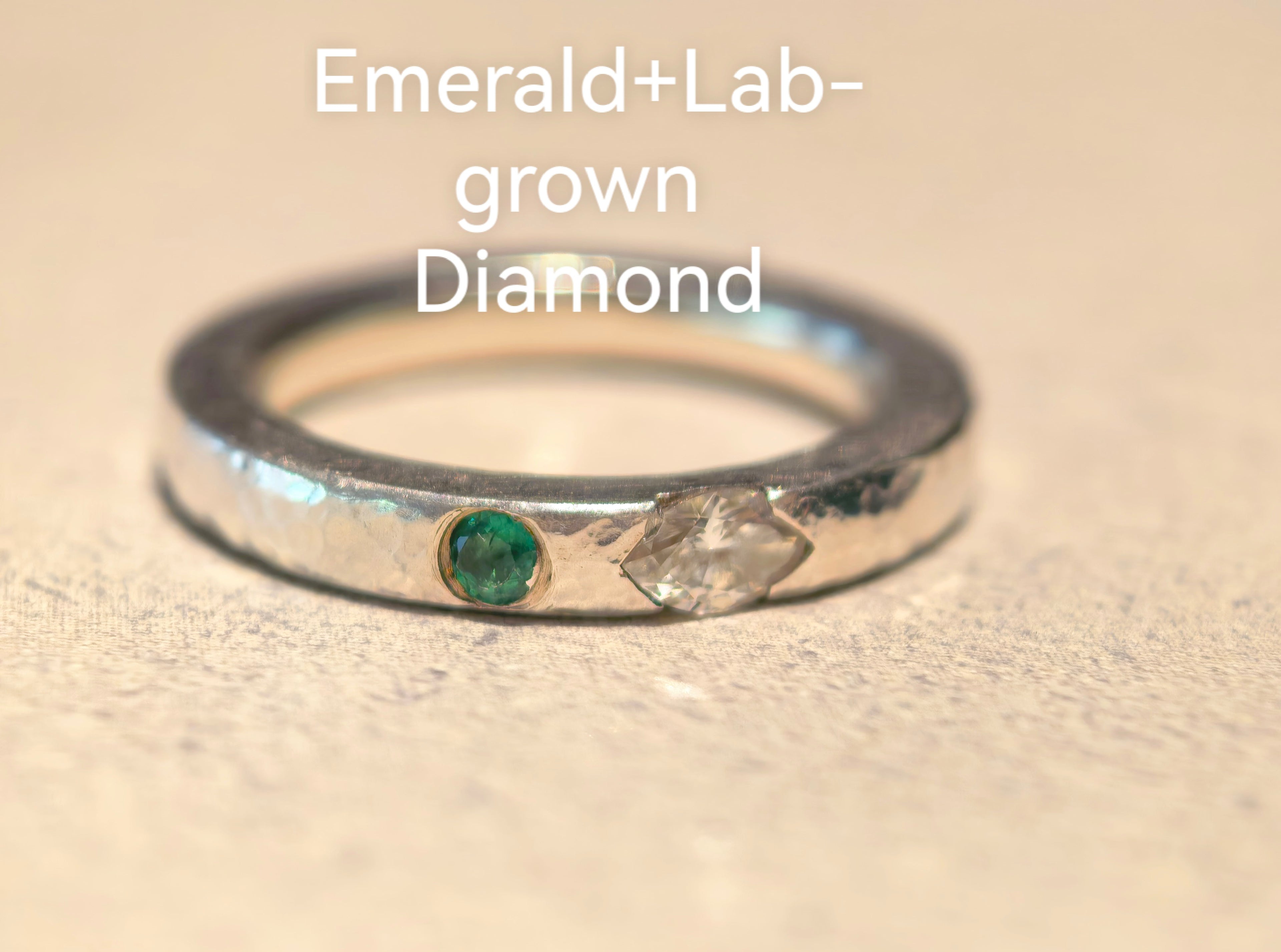 Emerald and Diamond Ring