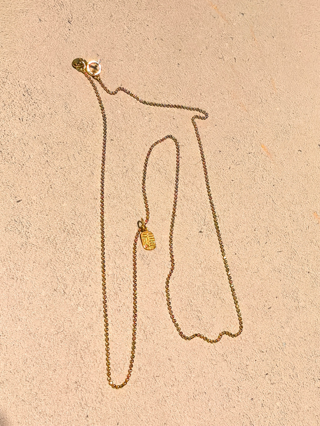 Minimalist 925 Sterling Silver Beaded Chain Necklace