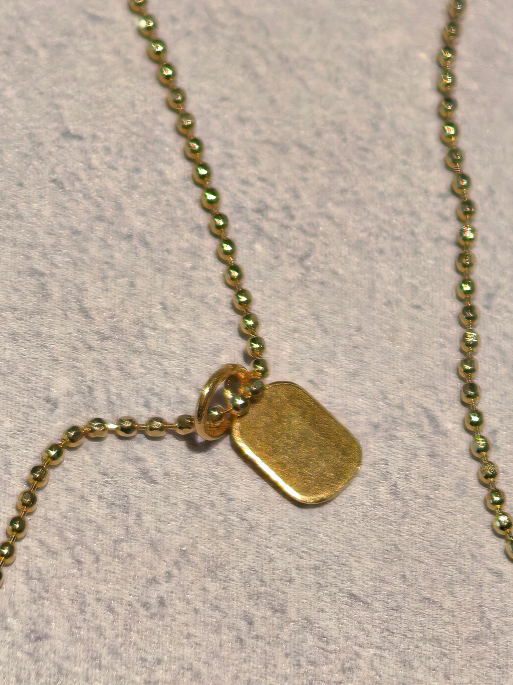 Minimalist 925 Sterling Silver Beaded Chain Necklace
