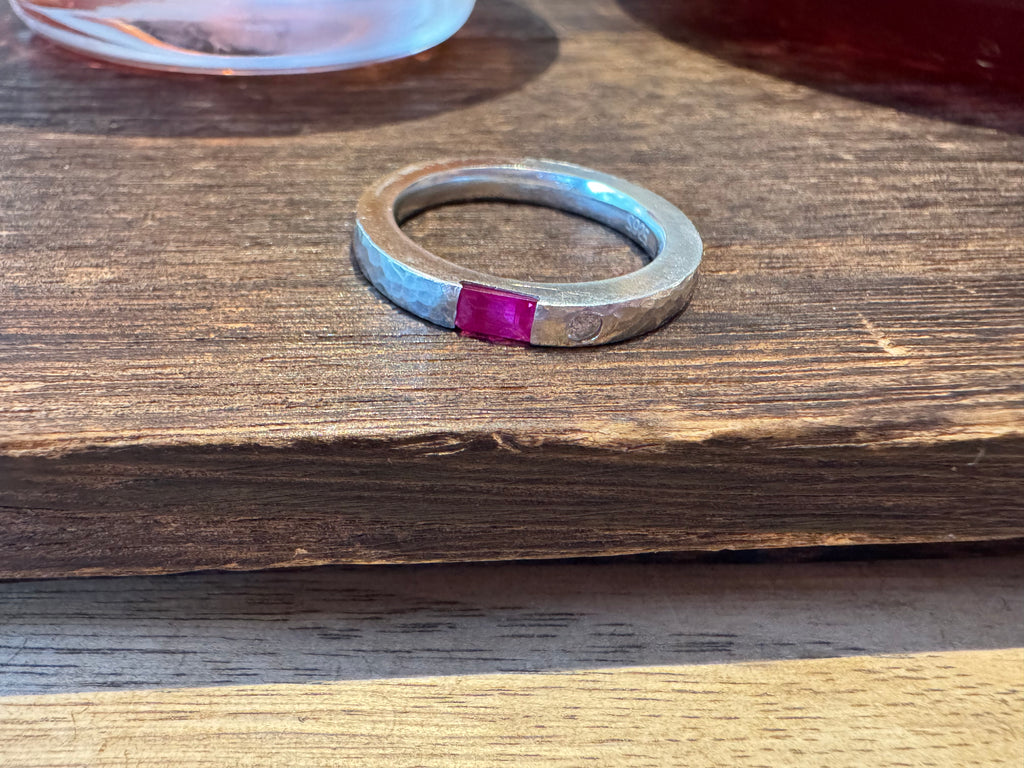 Tourmaline and Diamond Ring