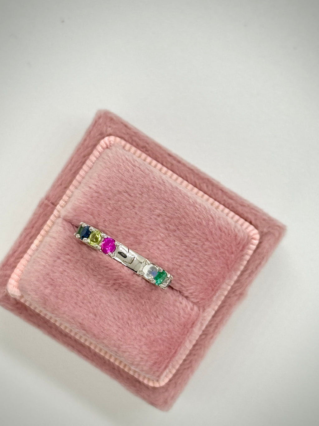 Rainbow Hoop Earring