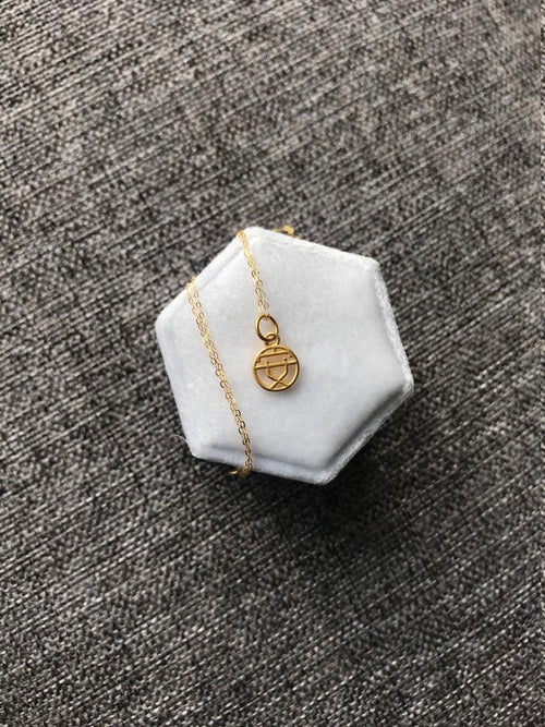 14K/18K Gold 安 Charm