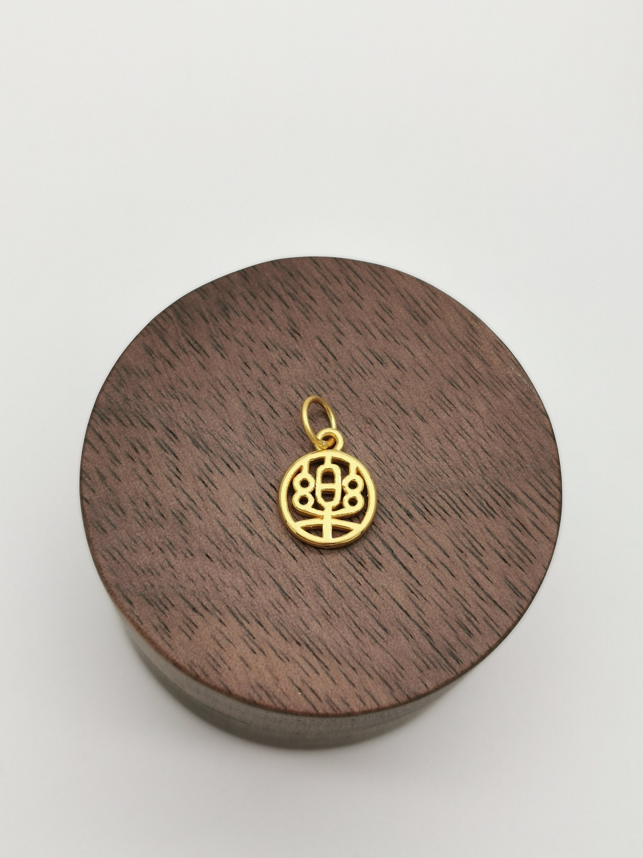 14K/18K Gold 安 Charm