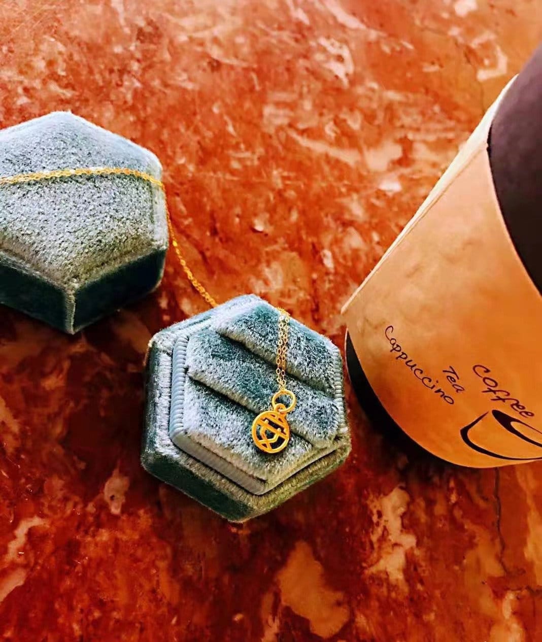 14K/18K Gold 安 Charm