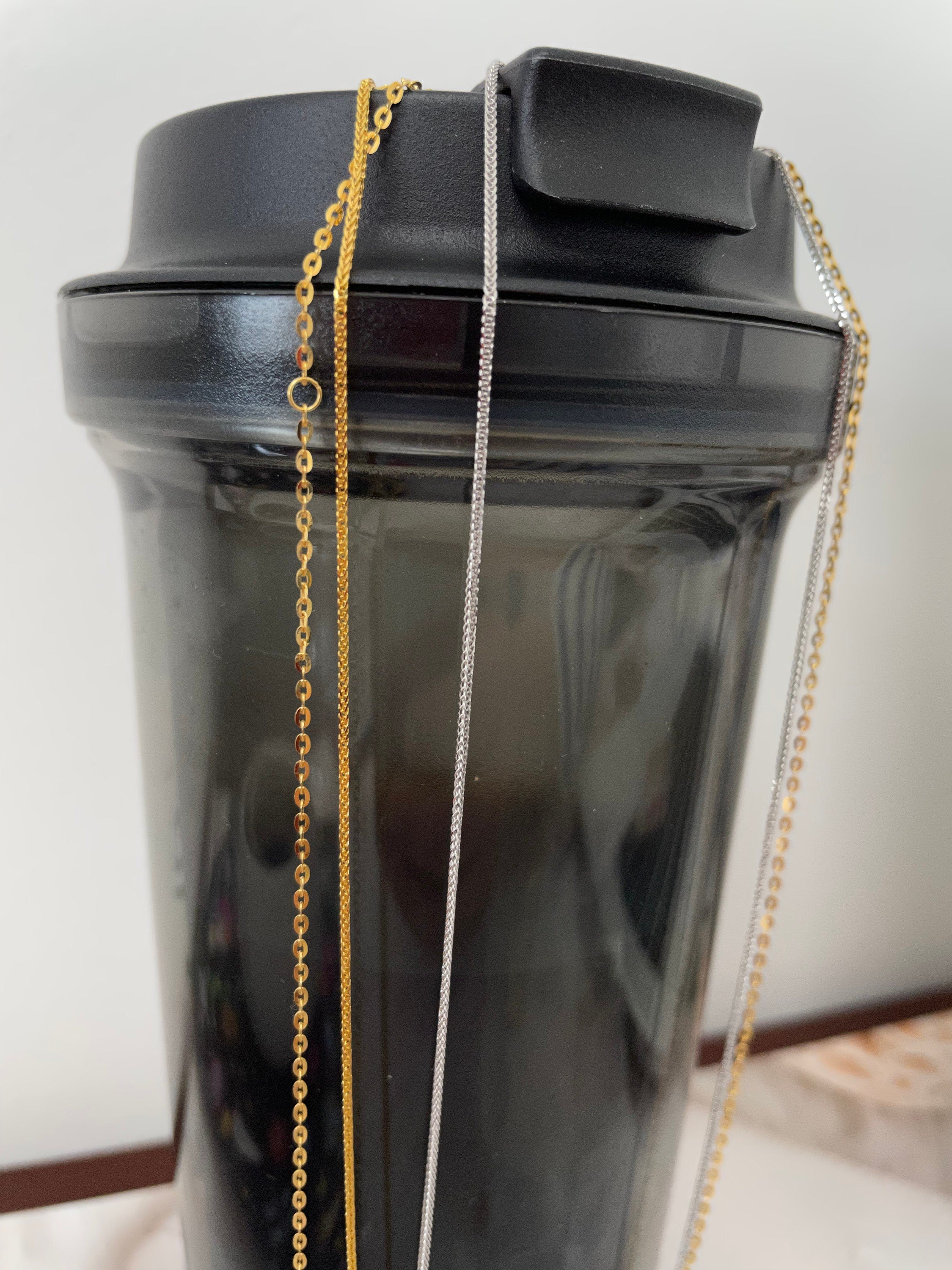 Adjustable Solid 18K Gold Chain