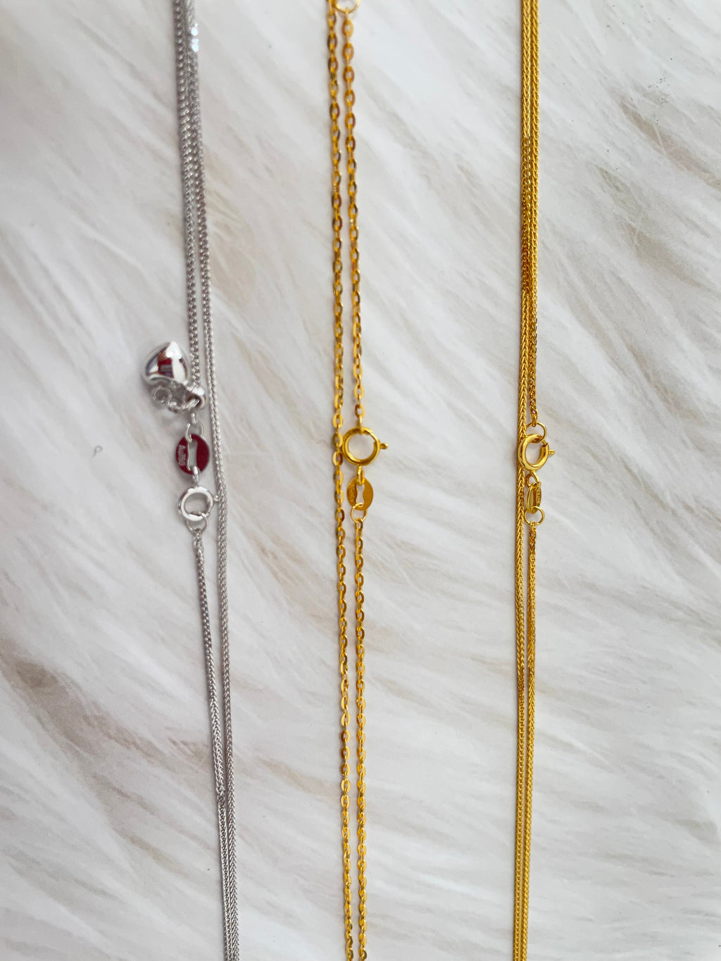 Adjustable Solid 18K Gold Chain