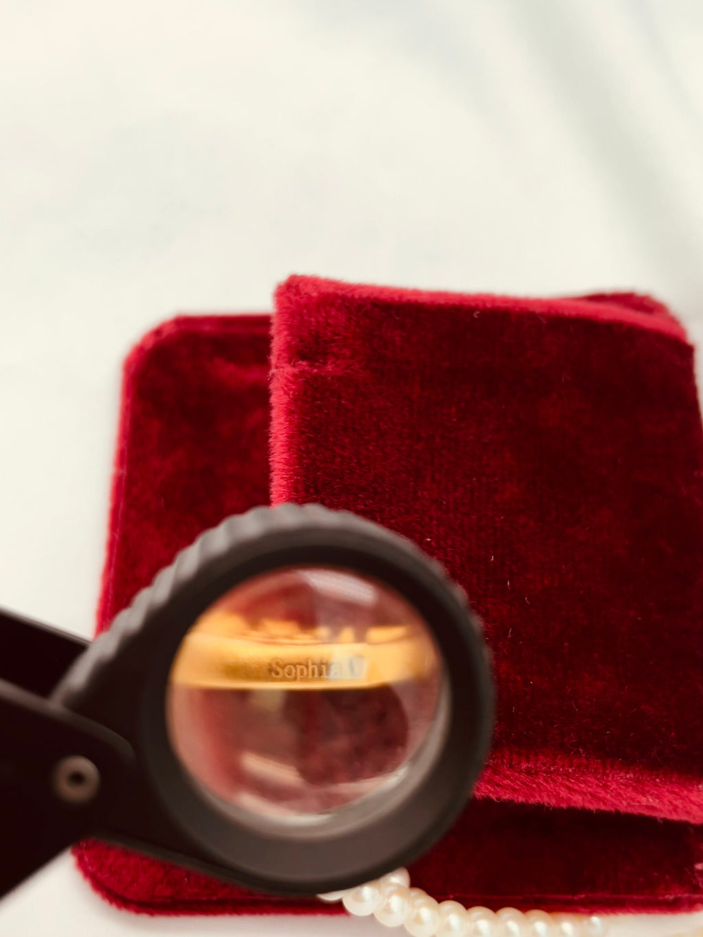 Custom Gold Initial Pendant & Pearl Choker