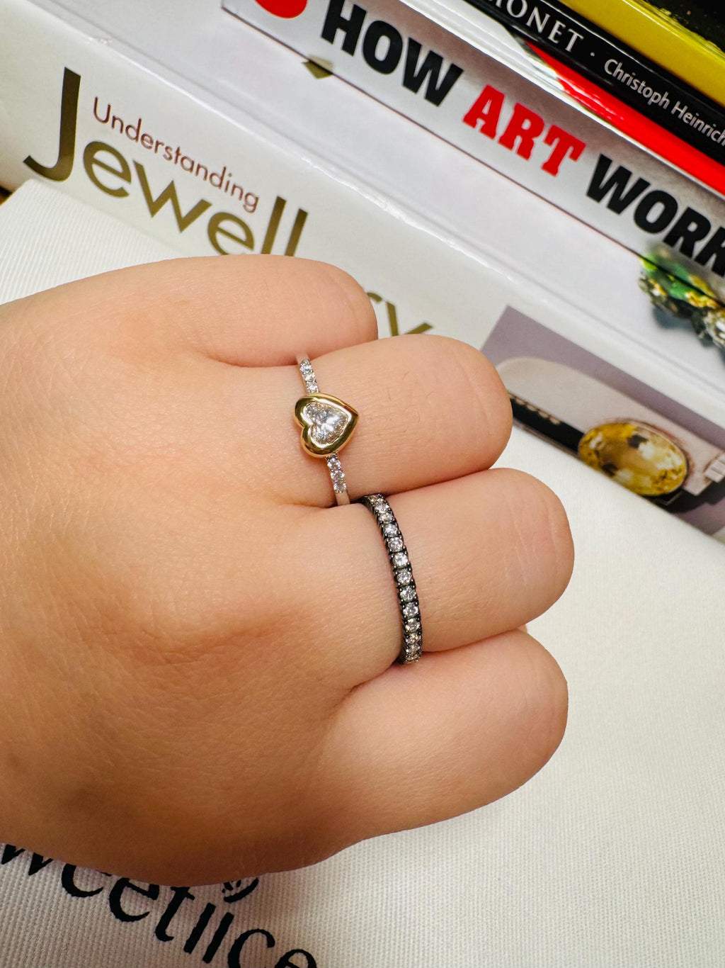 18K Gold Diamond Engagement Ring