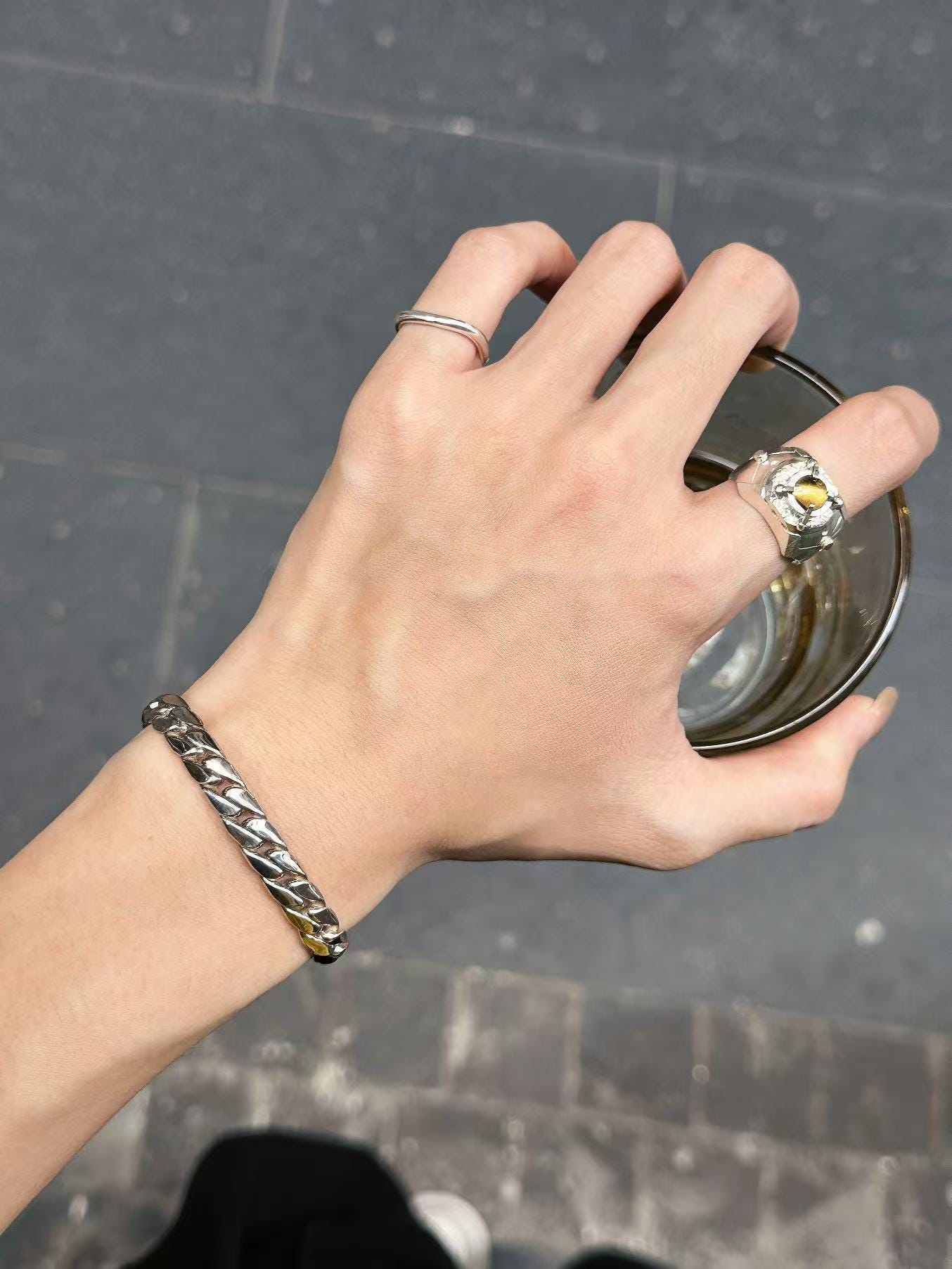 Handcrafted 925 Silver Cuban Chain