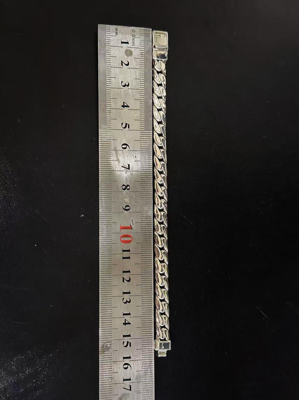 Handcrafted 925 Silver Cuban Chain